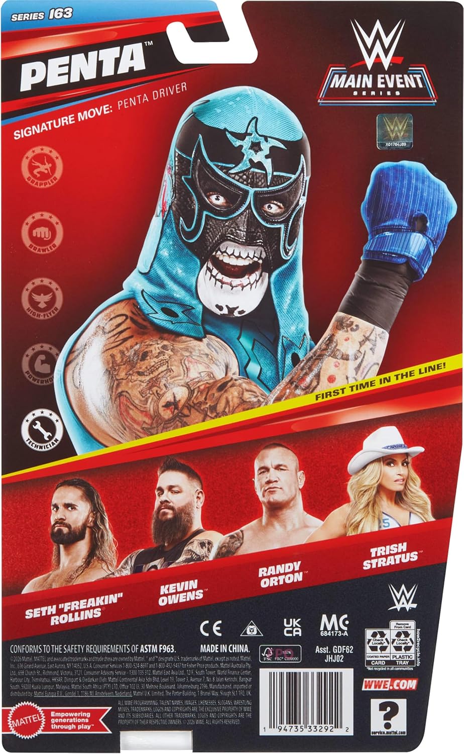 WWE Main Event Series 163 Penta Action Figure - Image 6