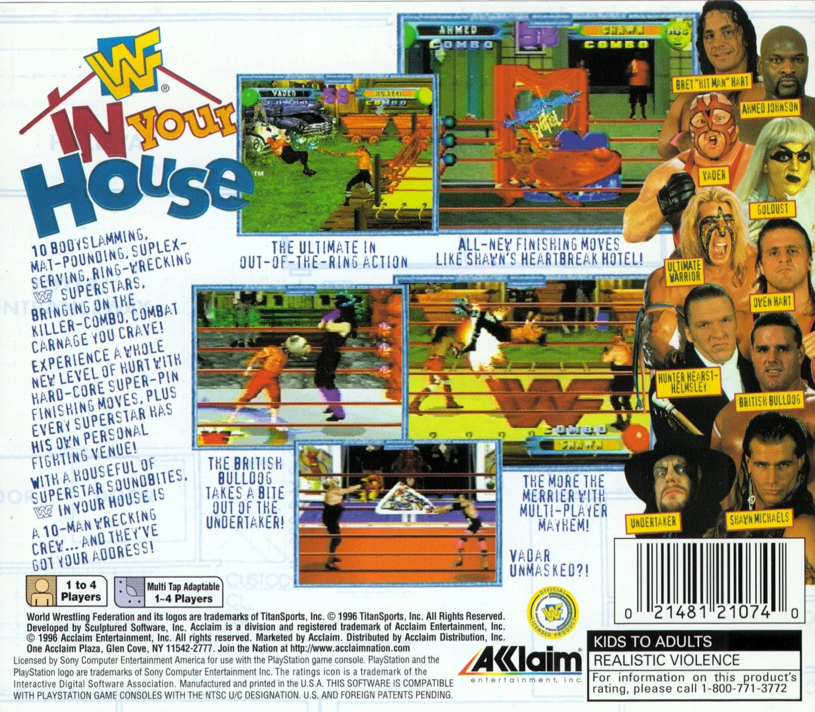 WWF In Your House - PlayStation - Image 2