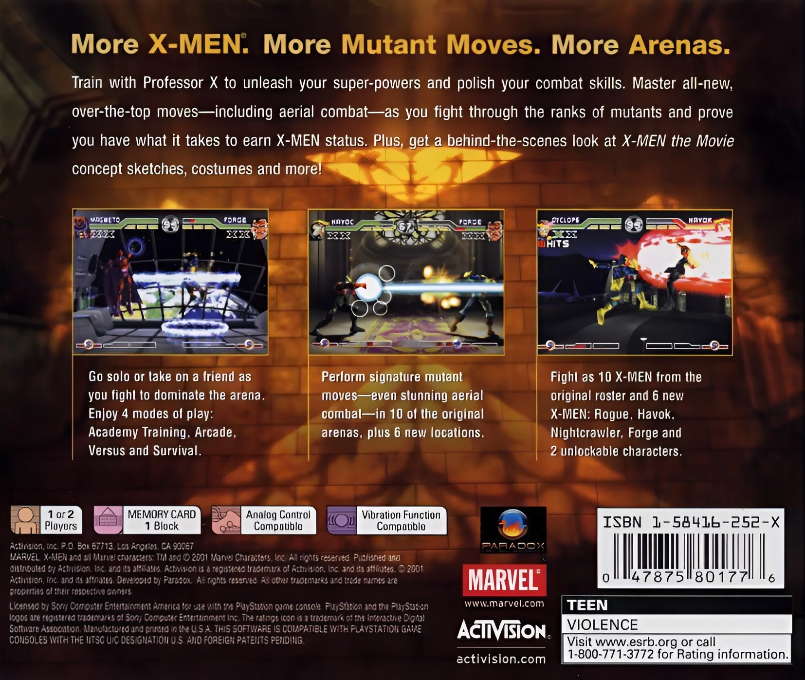 X-men Mutant Academy 2 - PlayStation - Image 2