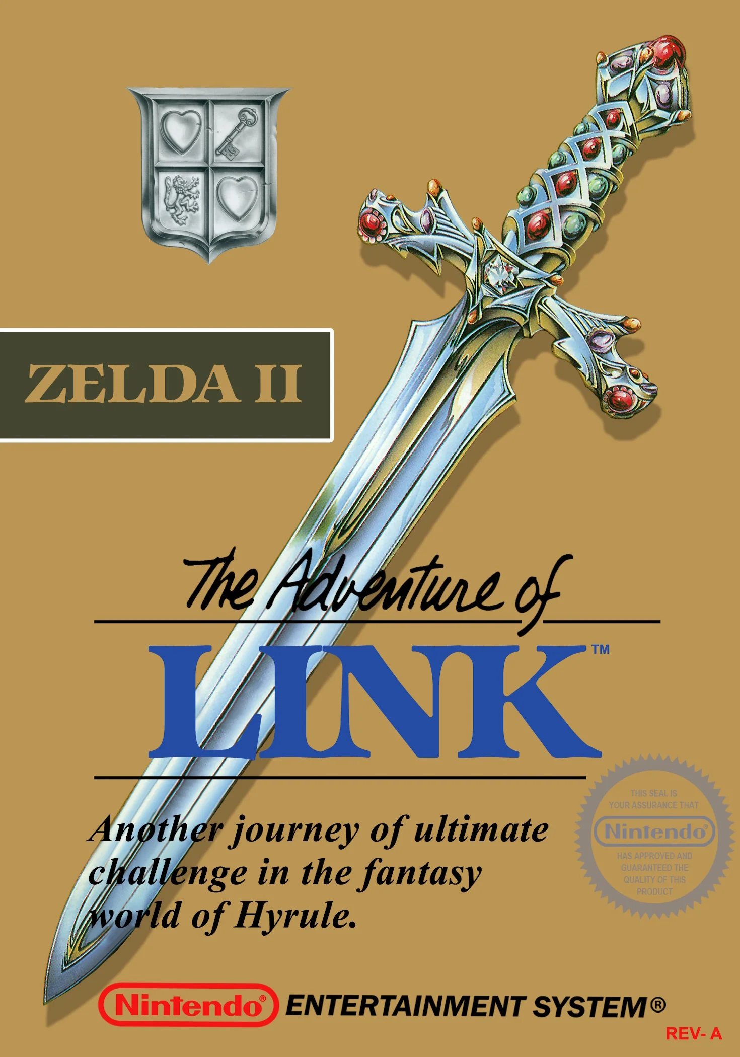 Zelda II The Adventure of Link [Gray Cart] - NES