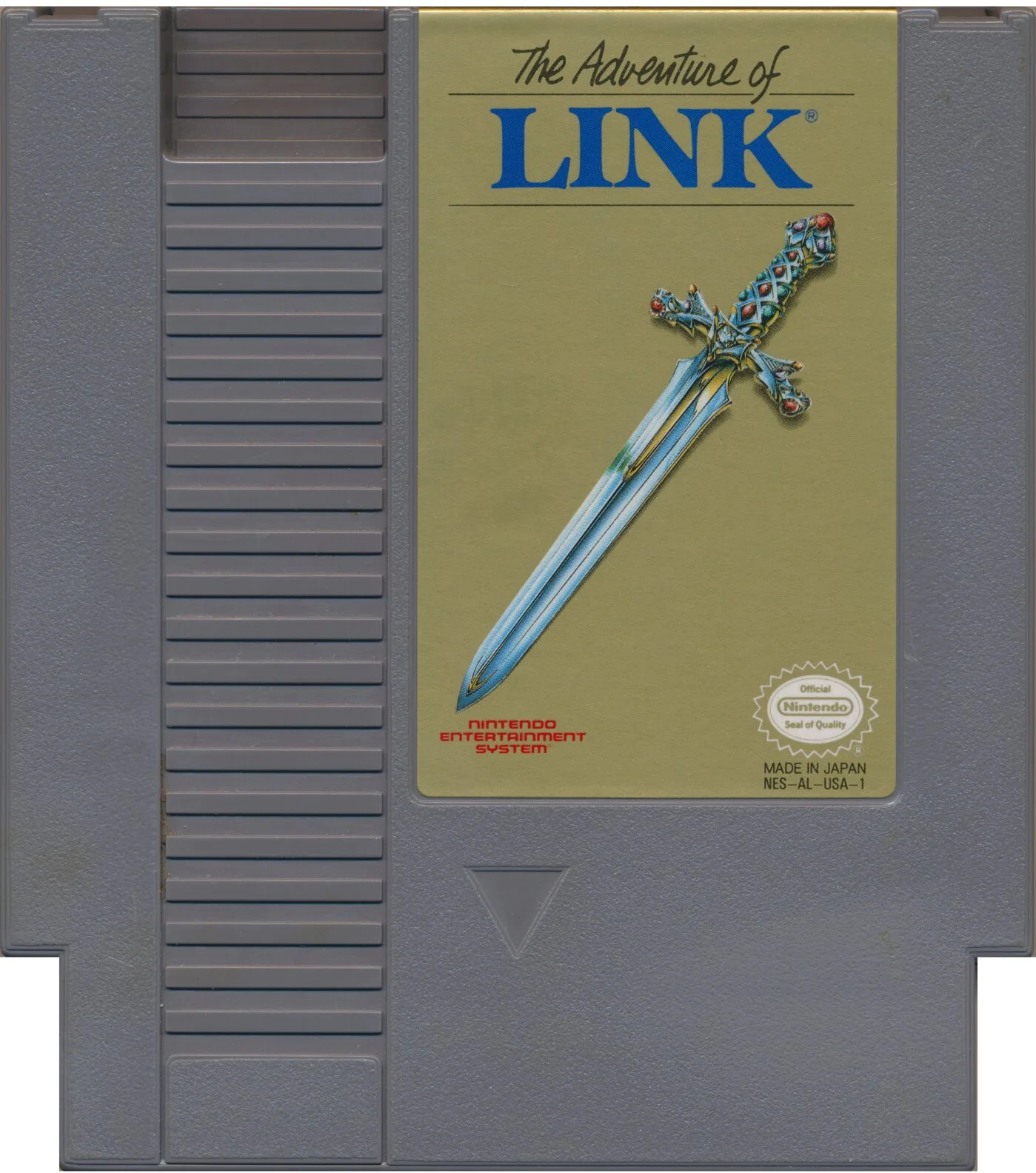 Zelda II The Adventure of Link [Gray Cart] - NES - Image 3